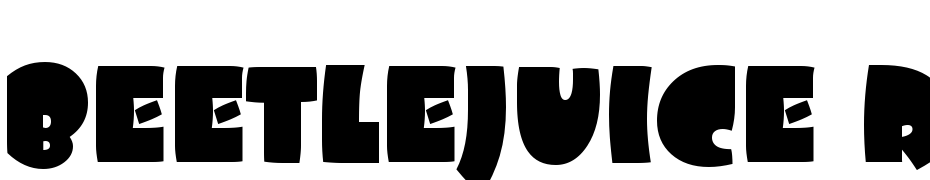 Beetlejuice Regular Font Download Free